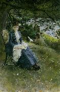 Anders Zorn In Scotland (Mrs. Symons) oil painting on canvas